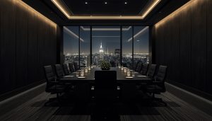 lucid-origin_dark_luxury_boardroom_night_city_view_cinematic-1