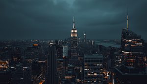 lucid-origin_modern_financial_district_skyscrapers_night_minimal_16_9-5